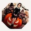 1pc Addams Family Halloween Automatic Open/CloseCartoon Umbrella, Portable Compact Umbrella for Men & Women Y001