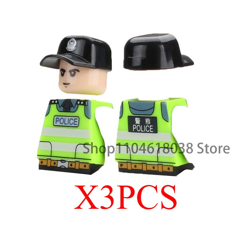 Military Soldiers Figures Weapons Building Blocks Accessories Two-color Guns Assault Sniper Rifles M16 M4 Model Bricks Toy Gift