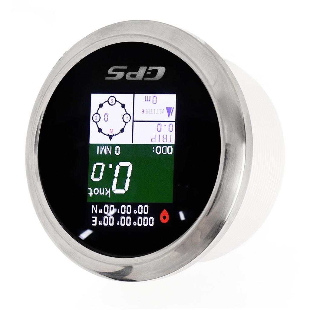 85mm GPS Speedometer 9‑32V TFT Screen Digital Display Speed Gauge Universal for Yacht RV Motorcycle