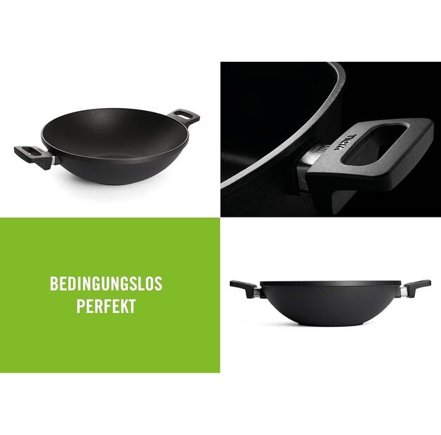Wok Pan Woll Nowo Titanium Induction 32 Cm with Lid and Tempura Rack (1132ILL)