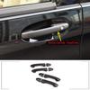 8PCS Black Exterior Door Handle Decor Cover Trim For Benz V-Class W447 14-21