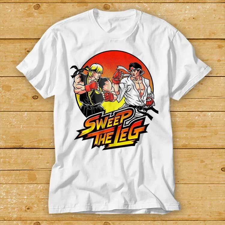 Sweep The Leg Cobra Kai Karate Kid Mr Miyagi Daniel Film 80s Movie T Shirt 2745 S