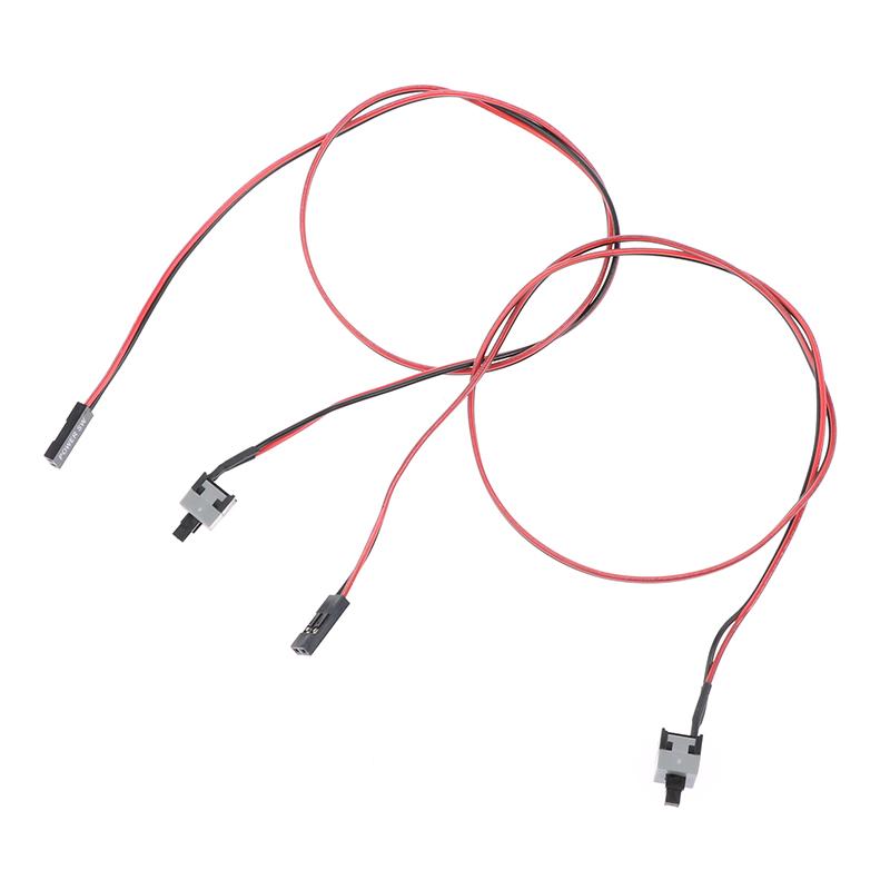 10Pcs50Cm Power Button Switch Cable For Pc Switches Reset Computer Push Button