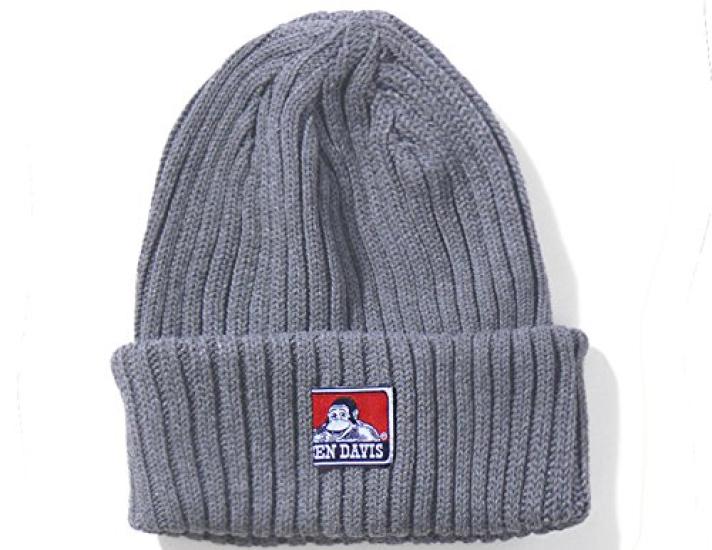 BEN DAVIS Cotton Knit Cap Beanie Watch Cap Hat with Gorilla Tag (Ben Davis) BDW-9500