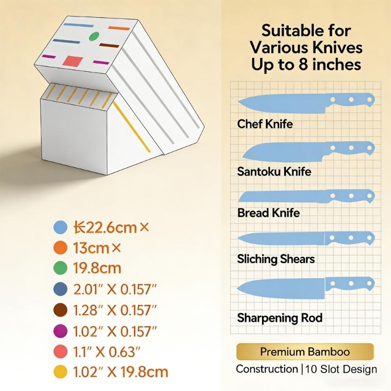 Large Capacity Wood Cutter Holder 14 Slot Home Desktop Cutter Storage Rack Stable Countertop Cutter Holder Enduring