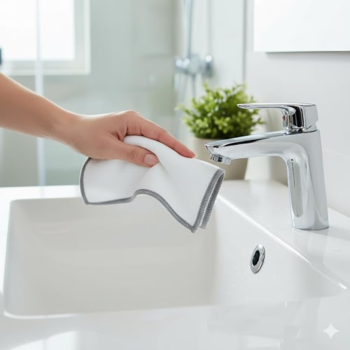 ROSY LILY Microfiber Cloths, Thick, Highly Absorbent, Quick-Drying, for Cleaning, Kitchen, Commercial Use, Car Washing, Mopping, Dish Cloths, Windows,