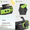 Multifunctional Hand Crank Solar Emergency Radio & Mobile Charger with Flashlight for Camping and Reading