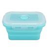 Collapsible Silicone Food Storage Container High Temperature Resistant Microwave Safe Lunch Box Environmental Friendly