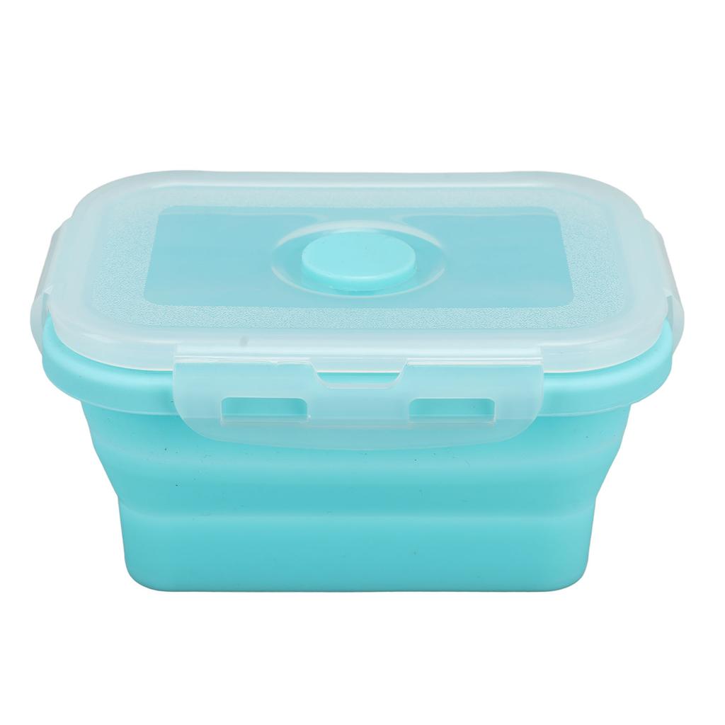 Collapsible Silicone Food Storage Container High Temperature Resistant Microwave Safe Lunch Box Environmental Friendly