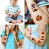 54pcs Temporary Tattoo Witch Temporary Tattoo Stickers Cauldron Eyeball Cartoon Spider For Men Women Arms