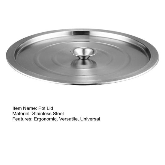 Yousheng Rostfritt Stål Grytlock Universellt Ångtåligt Lock Värmetåligt Knopphandtag Lättlyftande Lock för Burk och Grytor Köksredskap