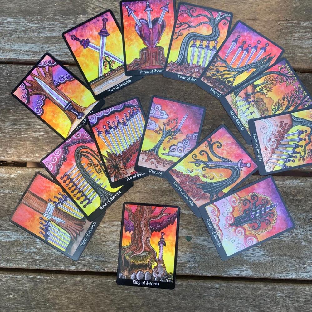 9*6.5cm The Tarot of Trees 78 Pcs Cards Tarot Deck
