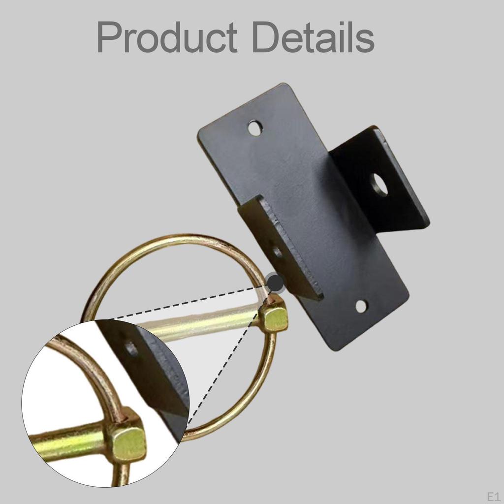 Bucket Hook Horse Feed Hanger Holder with Pin for Horses Stalls Barns Livestock Feeding Quick