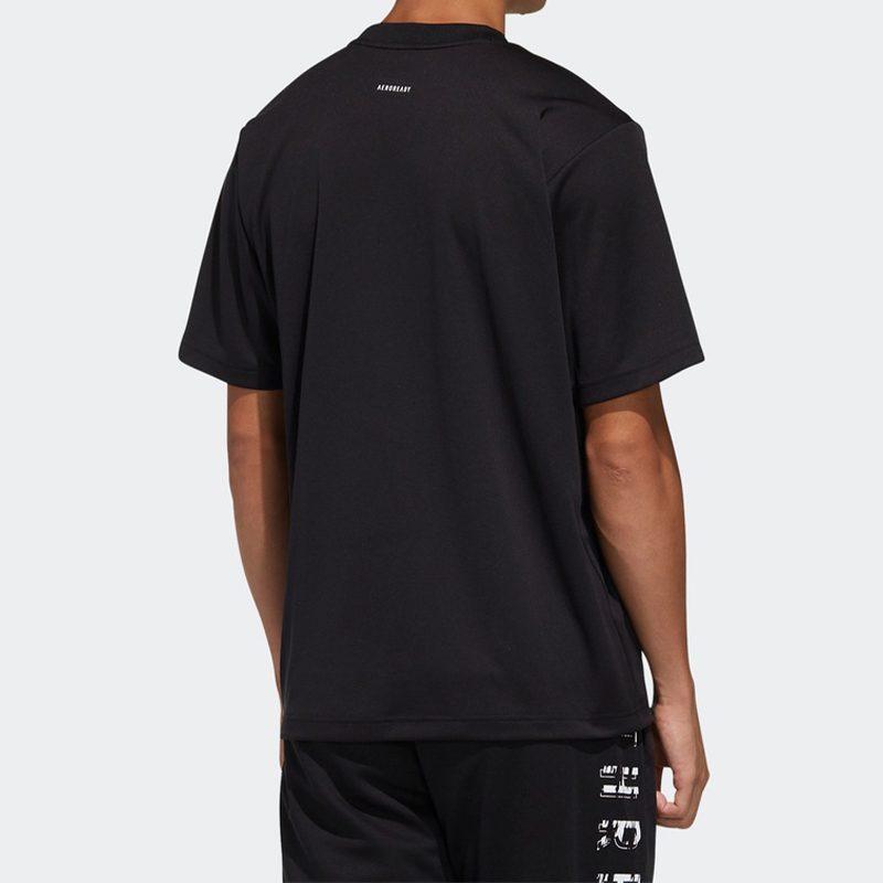 Adidas T Shirts Men's Crew Neck Moderate Straight Fit FM5369
