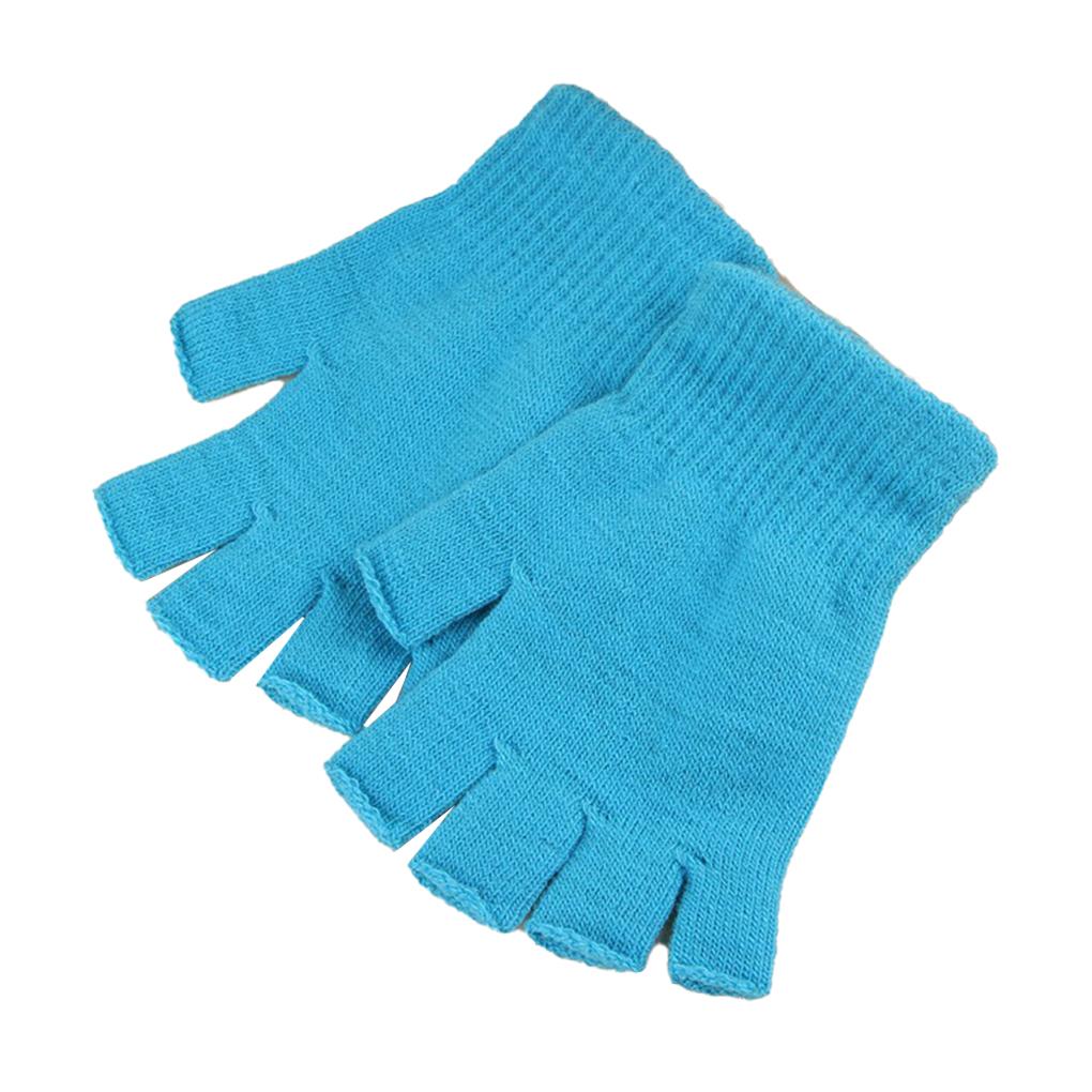 Winter Knit Mittens Adults Wrapping Cover Hands Warmer Mitten Clothes Accessory Outdoor Flexible Knitted Adults Half Gloves