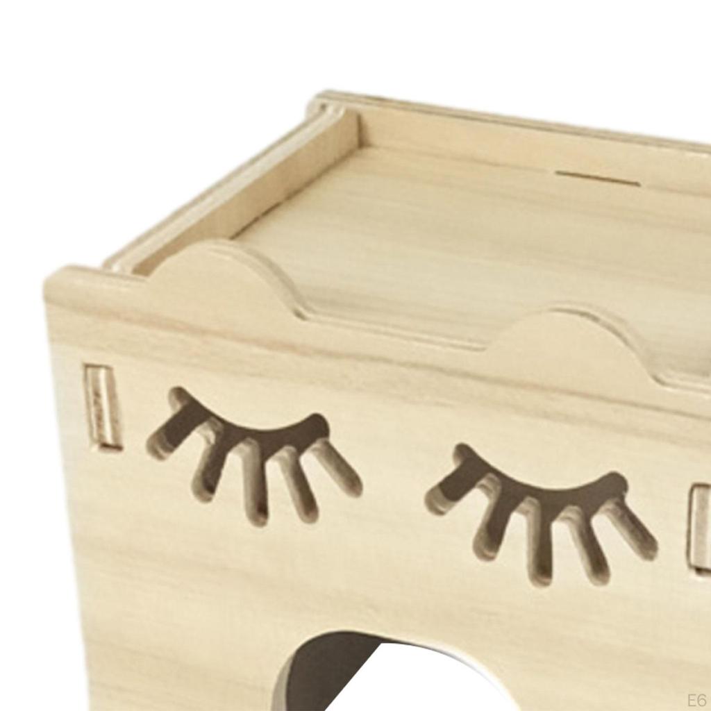 Wooden Hamster House - Perfect Hideaway for Small Pets
