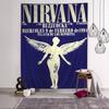 Nirvana Band Magazine Classic Anime Cartoon Tapestry Art Science Fiction Room Home Decor Wall Hanging Home Decor