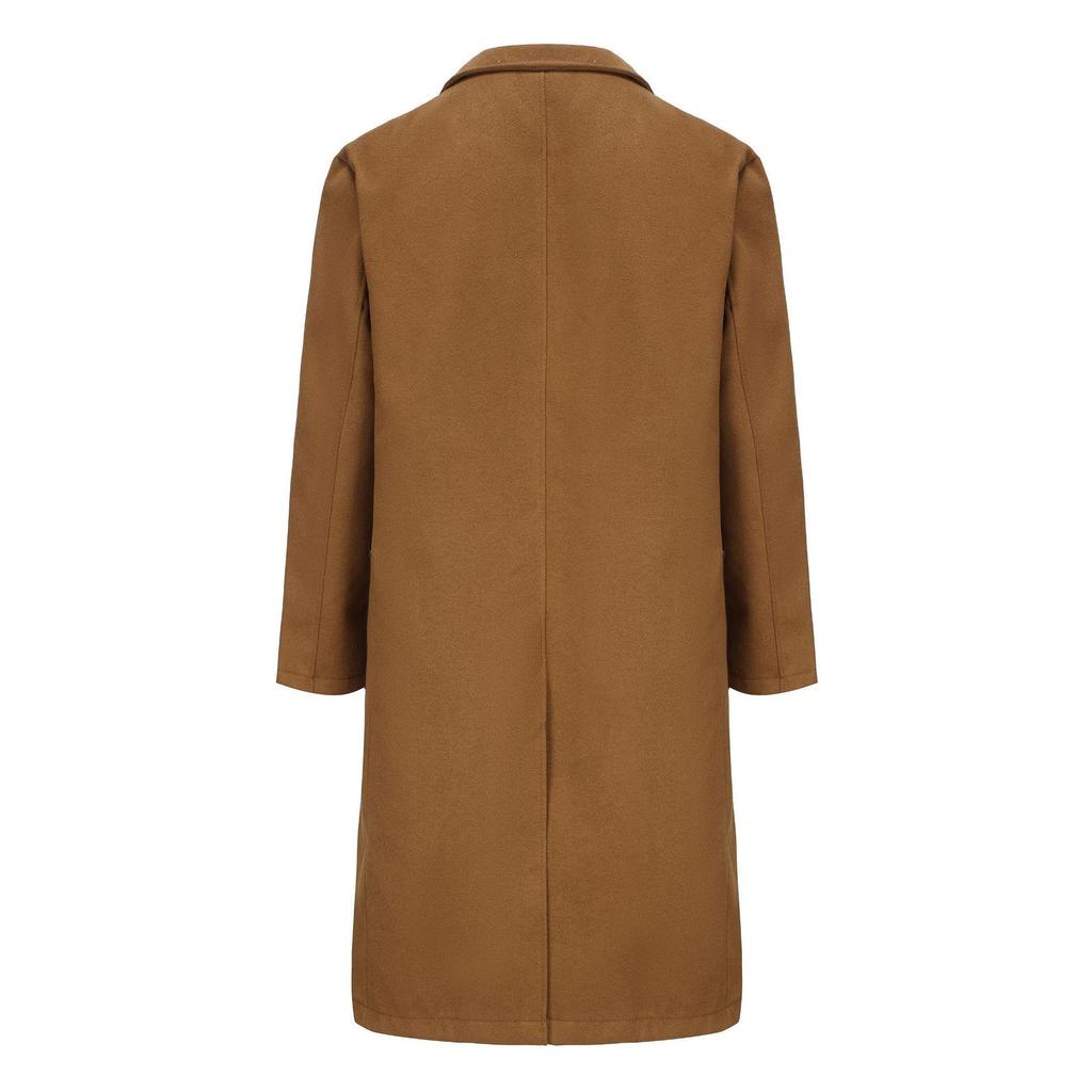 Men’s British Style Long Trench Coats & Woolen Jackets – New Colors Available