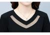 2026 Summer Plus Size Women's Mesh Embroidered Short-Sleeved Slimming Dress