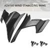ABS Winglets Motorcycle Fairing Accessory Windshield Lower Wing Cover Protectors for Motorbike for ADV160 2022-2023