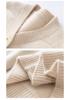 V-Neck Air Layer Cashmere Women's Knit Cardigan - Loose, Slimming, Single-Breasted Top
