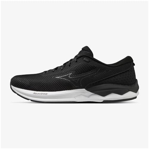 Mizuno Wave Revolt 3 Running Shoes, Black/Dark Gray/White, Size 26.0 Cm, 2E