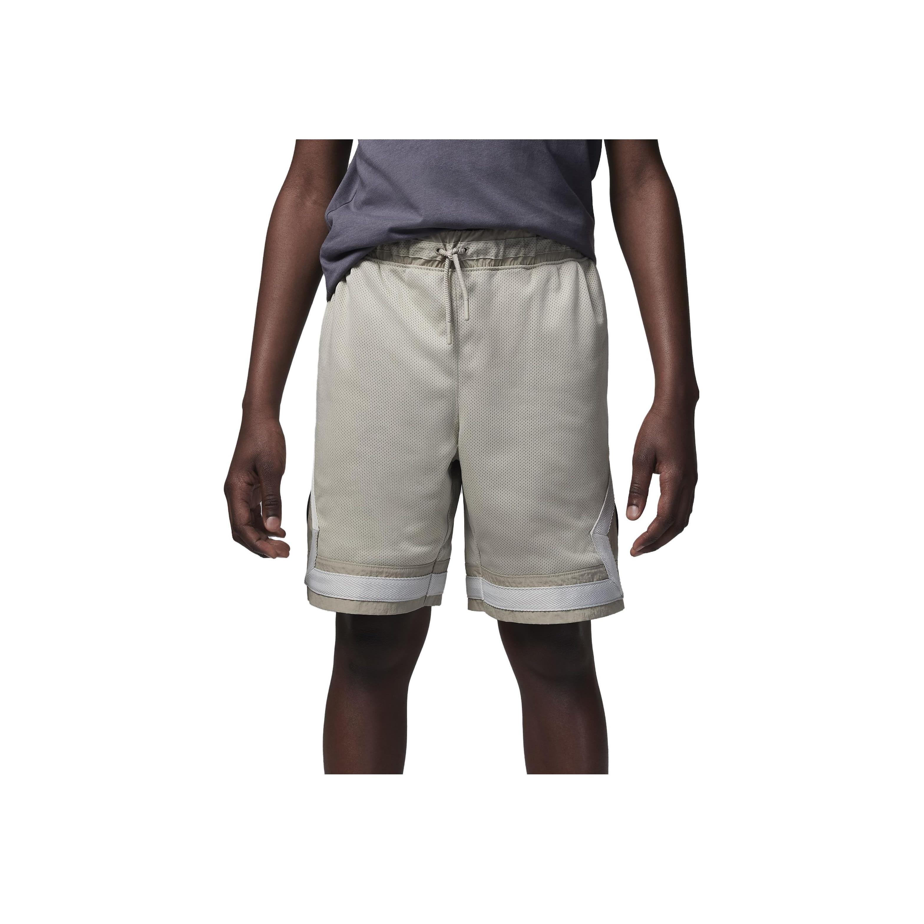 

Jordan Шорты PSG средней посадки со шнурком, прямые, детские, серые, белые FV2584-205 L