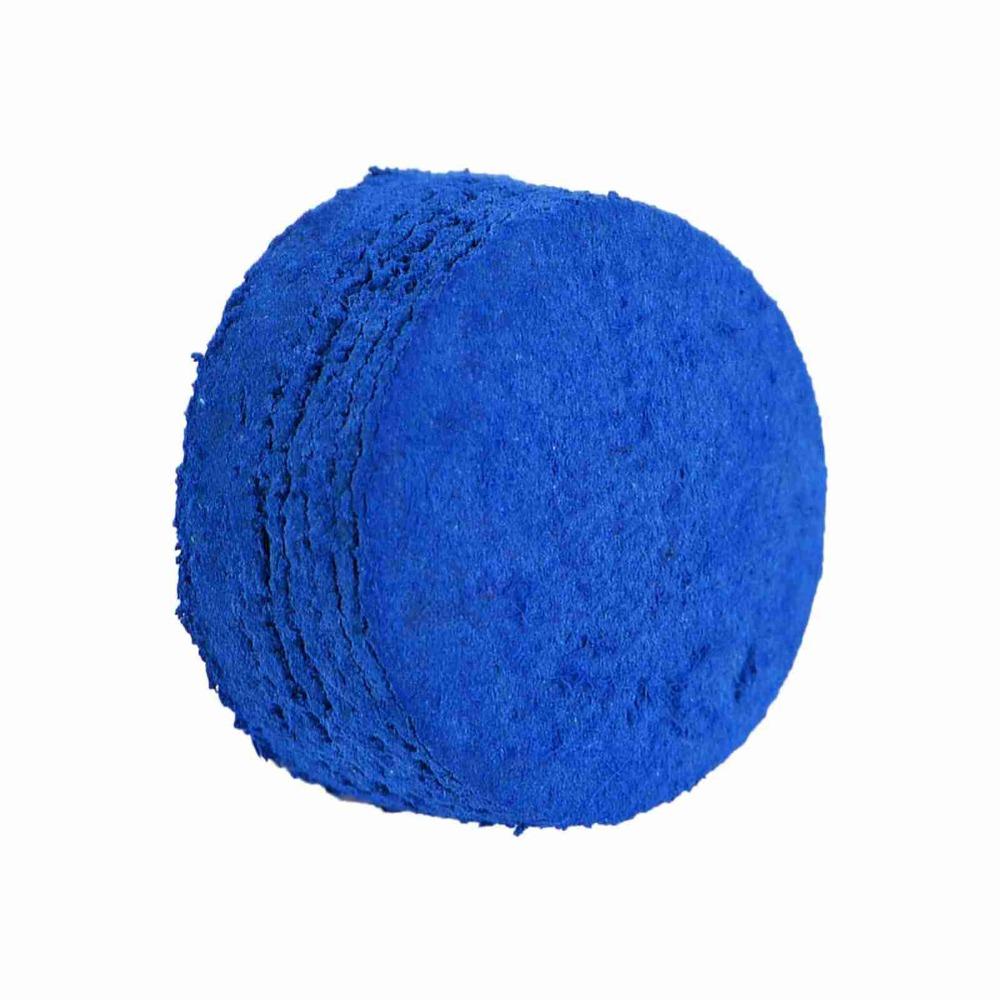 50pcs Hard Leather Billiards Cue Tips Blue Glue On Tips Cue Tips Replacement  Replacement Repair