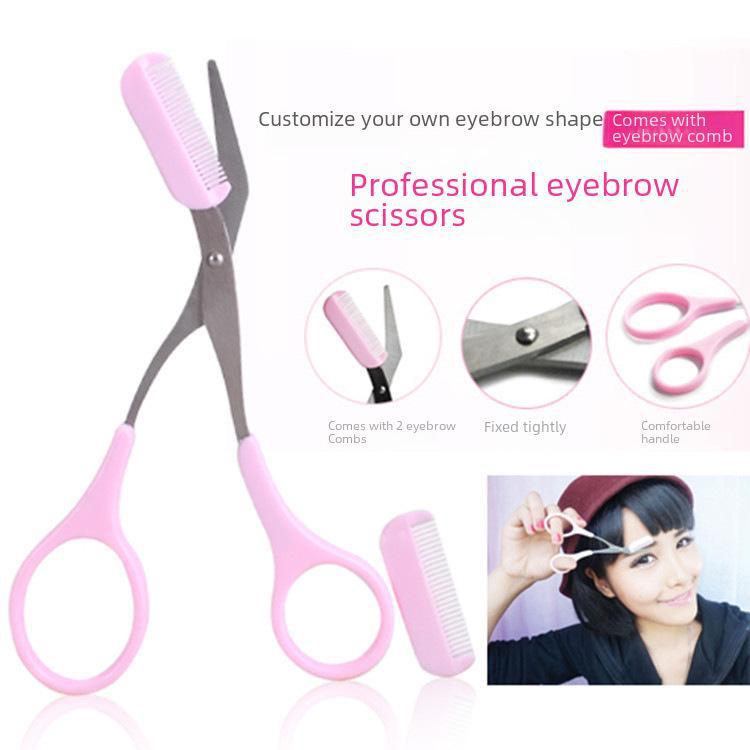 Magic Beauty Eyebrow Trimming Scissors & Comb Set 6869