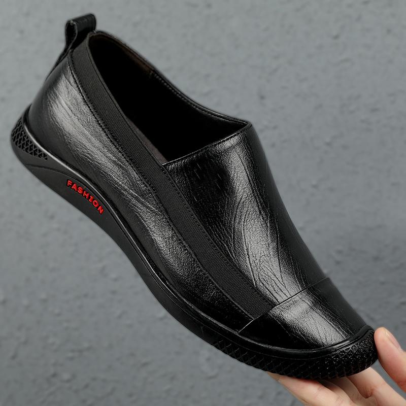 Men's Driving Shoes Luxury Walking Lightweight Leather Summer Genuine Leather Loafers Breathable and Comfortable Men's Moccasin