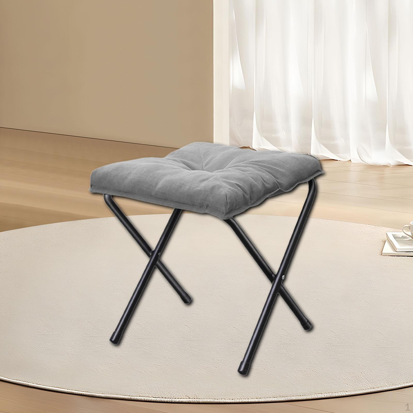 

Foot Stool Camping Chair Multipurpose Gifts Wear Resistant Soft Portable Fishing Seat for Outdoor серый