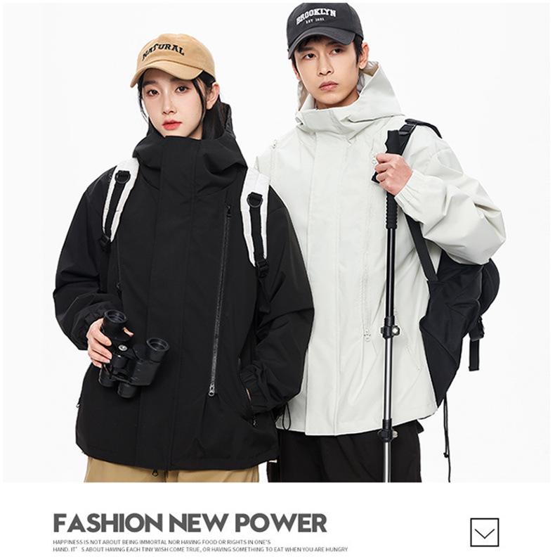 2025 Spring/Autumn Unisex Outdoor Waterproof Light Sports Zipper Jacket