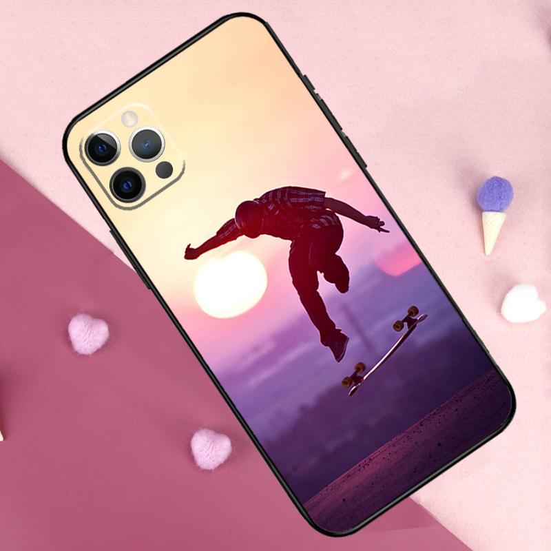 Cool Skate Phone Case For iPhone 17 Pro Max 17 Air 11 14 15 16 Pro Max Plus 12 13 Mini 16e Back Cover