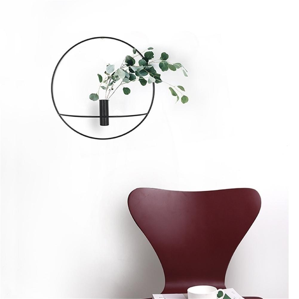 Nordic Style Metal Candle Holder Geometric Candlestick Circle Candle Holder Home Wall Decor