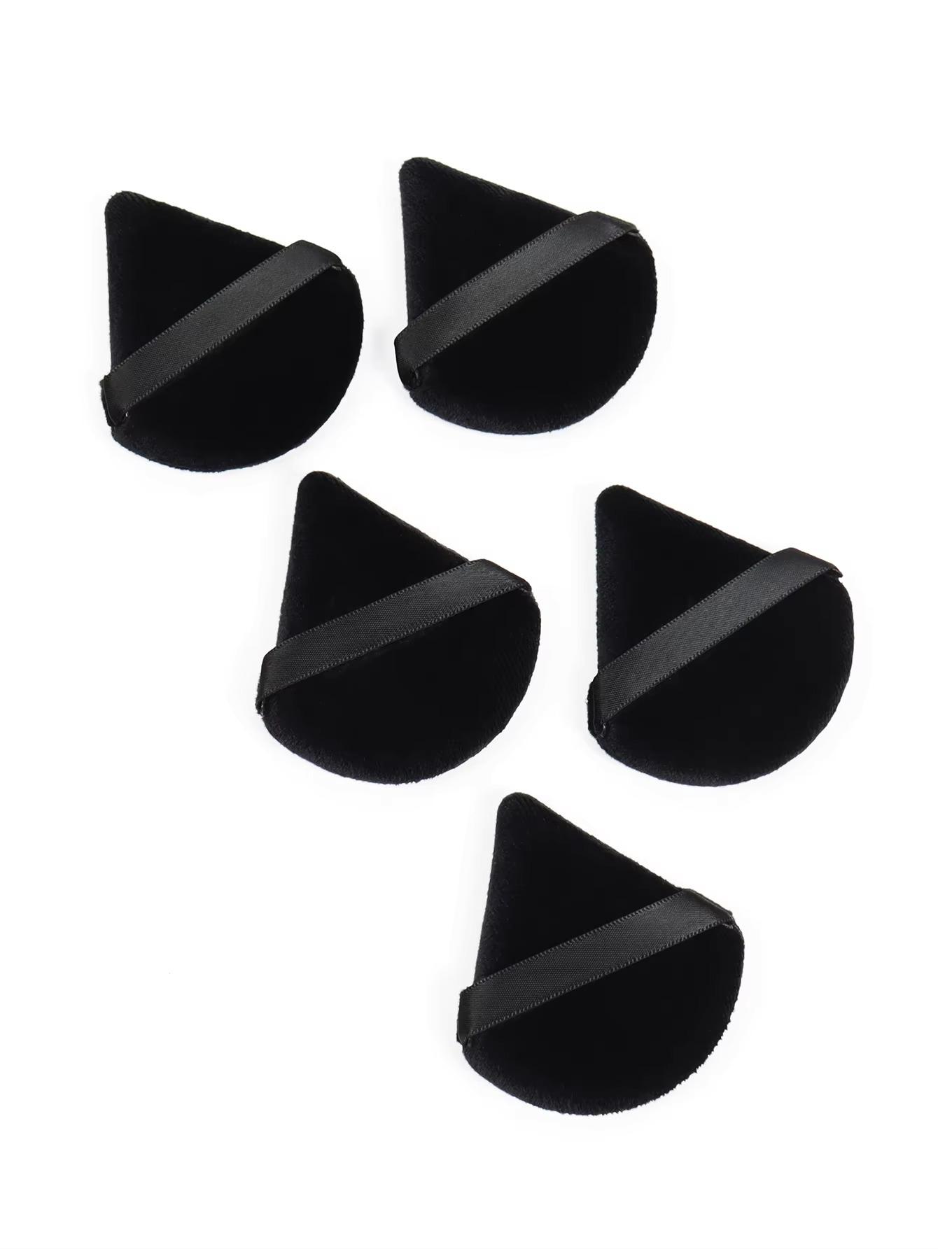 

Black Triangle Powder Puff Facial Makeup Sponge Soft Velvet Cosmetics Puff Mixer Beauty Foundation Make-Up Sponge Makeup Access