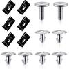 WZP 14PCS Lower Engine Cover Pin Screws, Radiator Support, Radiator Engine Access Cover Pin Clip, Splash Shield Bolt Screw Fastener Clip,