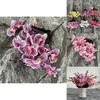 Simulated Orchid Bouquet For Wedding Centerpiece Home Office Decor Gift For Hosts