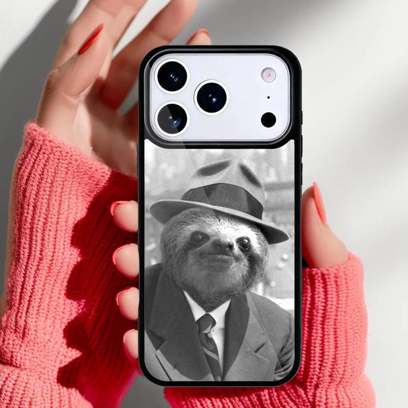 Süßes Faultier Tiere Handyhülle für iPhone 17 16 15 14 13 Pro Max Rückabdeckung für 12 11 Pro Hülle