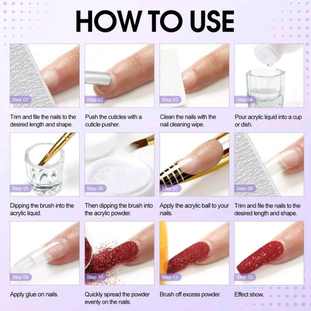 42-Farben Nail Art Kit Komplettset mit LED-Nagellampe für den Heimgebrauch Anfänger Professionelle Maniküre-Werkzeuge mit Gel-Nagellack-Trockner