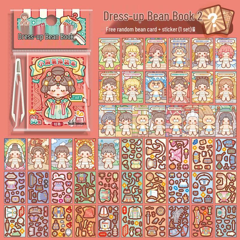 Little Mochi 6.0 Outfit: Complete Children's DIY Miniature Scene Decoration Sticker Set