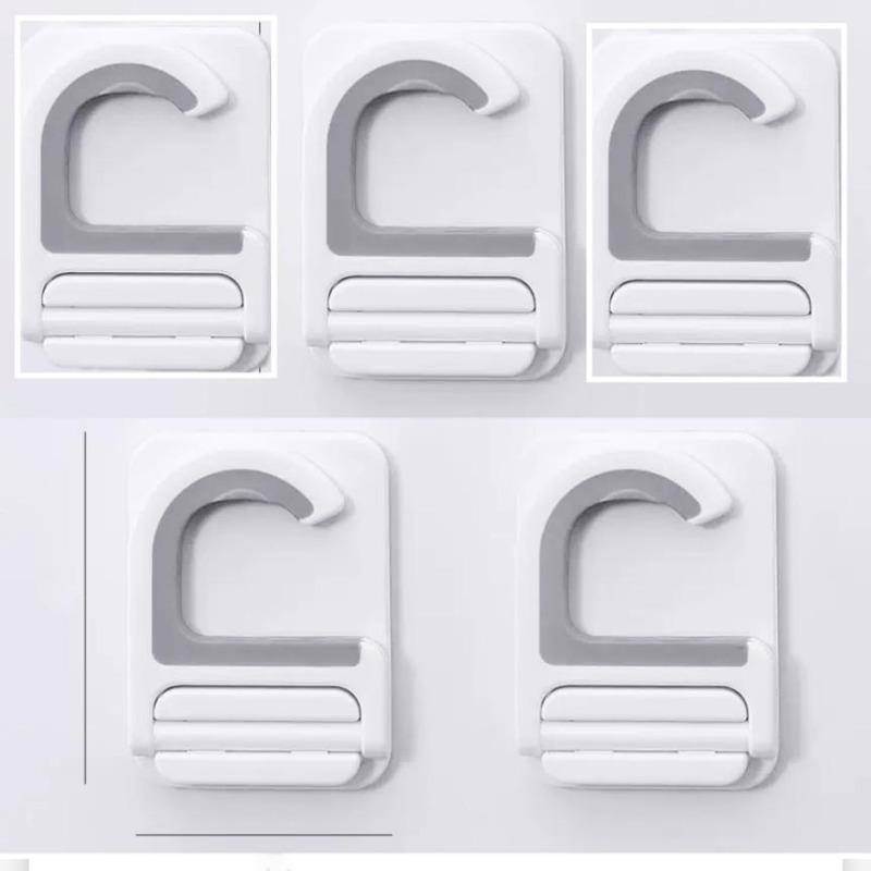 Mop clip wall mounted non perforated broom fixing bracket buckle белый