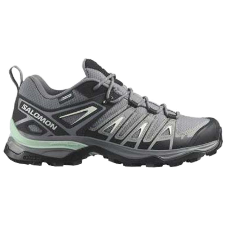 SALOMON X Ultra Pioneer Comfortable Slip Resistant Slip Resistant Low Top Outdoor Shoes Women's Gray Black L47520800