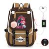 Anime Peripheral Teen Trend Backpack Multifunctional Usb Casual Student School Bag