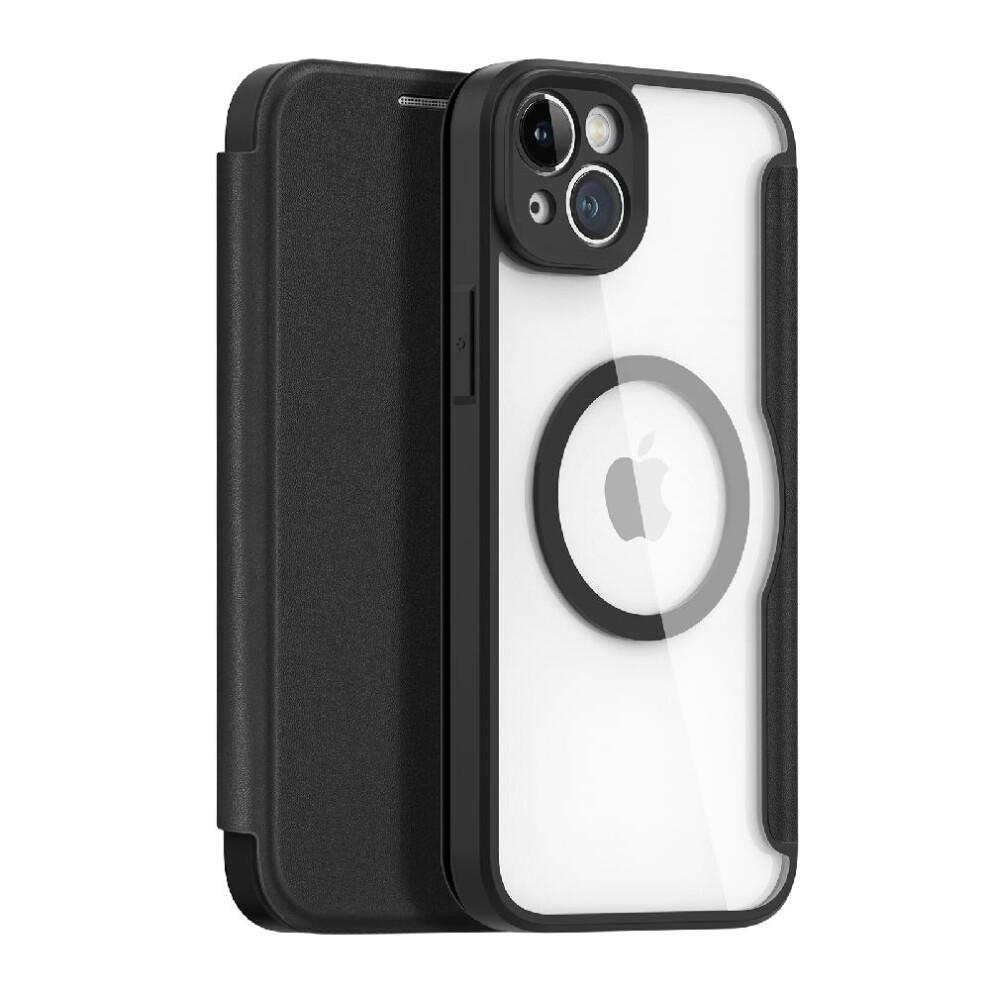 (Black) Case For IPhone 14 Plus Shockproof Full Protective Flip Folio Wallet Case With RFID Blocking Card Slot PU Leather Cover Case Wallet With