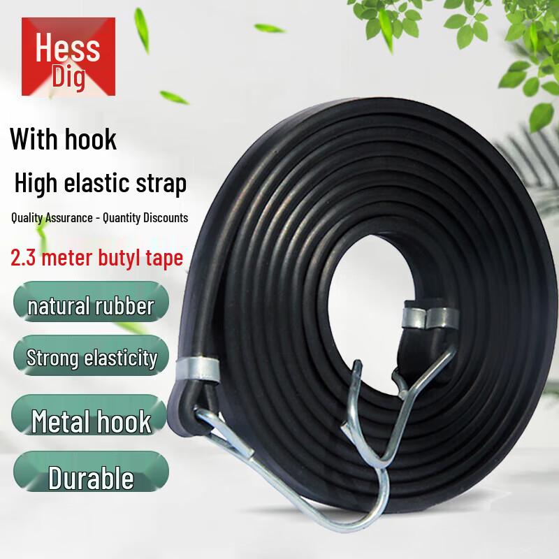 High-Elastic Tie-Down Strap with Hooks