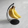 with Base Banana Holder Rust Proof Fruit Vertical Storage Rack Metal Banana Rack  Kitchen Storage