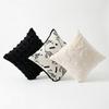 INS Zebra Print Throw Pillow Cover, Luxury French Style Cushion Cover for Sofa Couch Bed, Chic Home Decor,2pcs