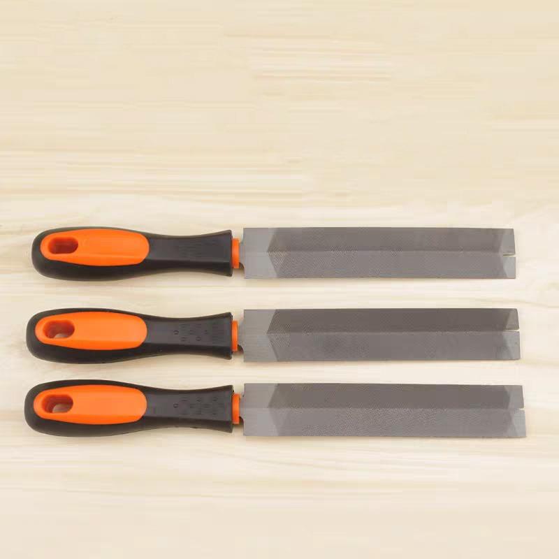 26cm Metal Steel Wood Rasp for Sharpening Saw Blade Woodworking Tools Fine Toothed Files Diamond Shaped File Specific Polishing