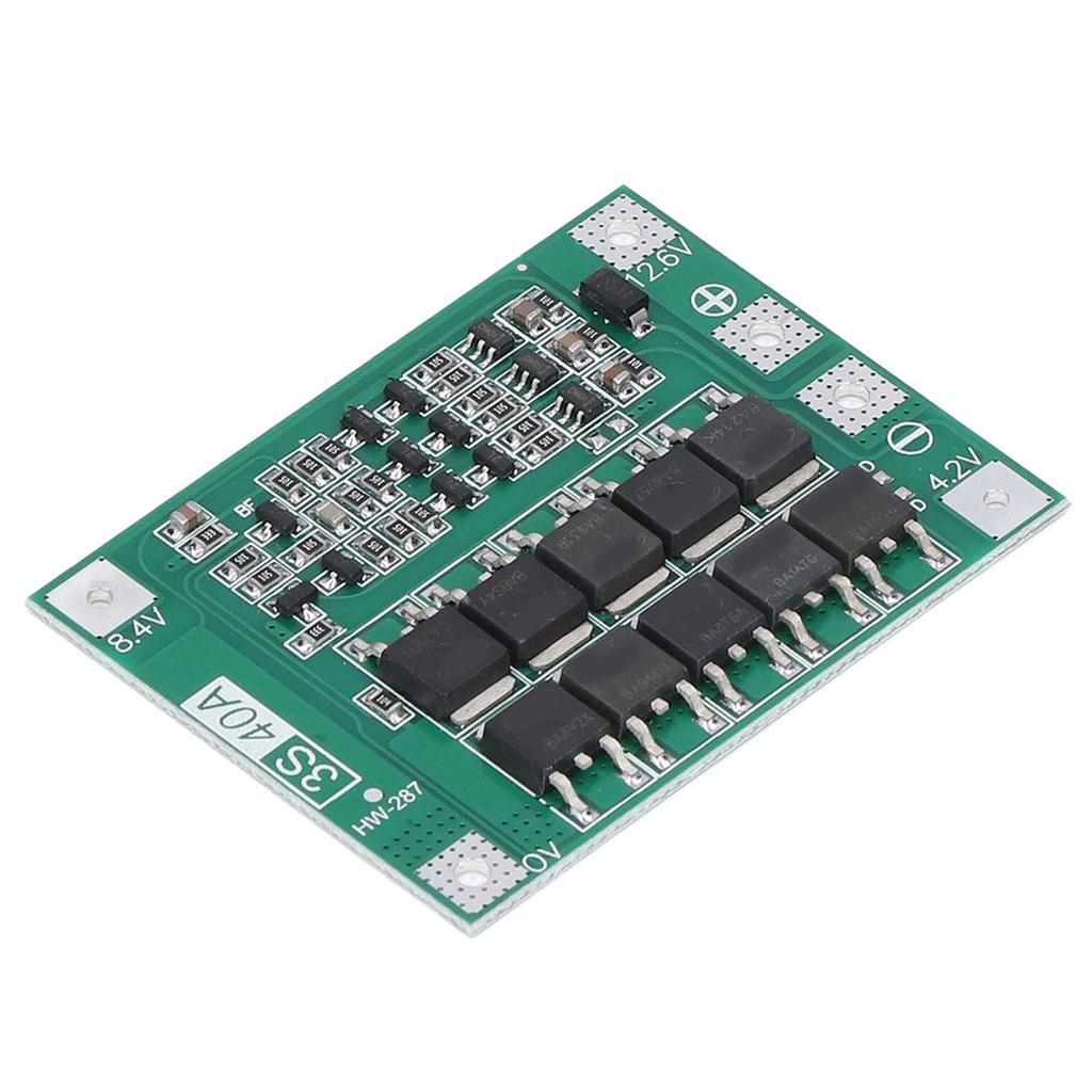 Placă Protecție Baterie 3S 40A Celulă Litiu 18650 Modul Încărcare Echilibrată 12.6V?13,6 V
