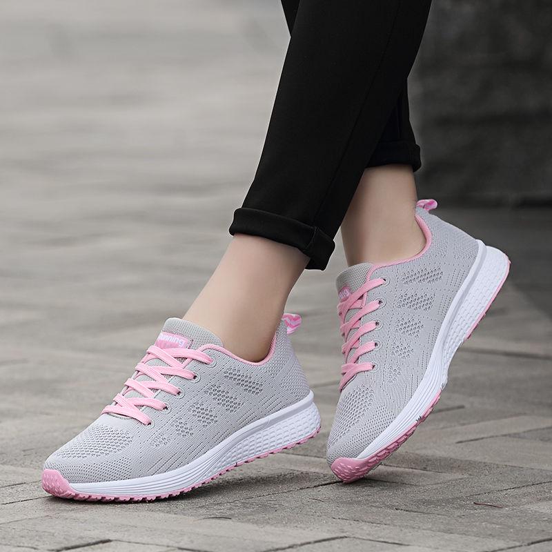 Damen Freizeitschuhe Atmungsaktive Sneaker Damenmode Mesh-Sneaker Schuhe Laufschuhe Damen